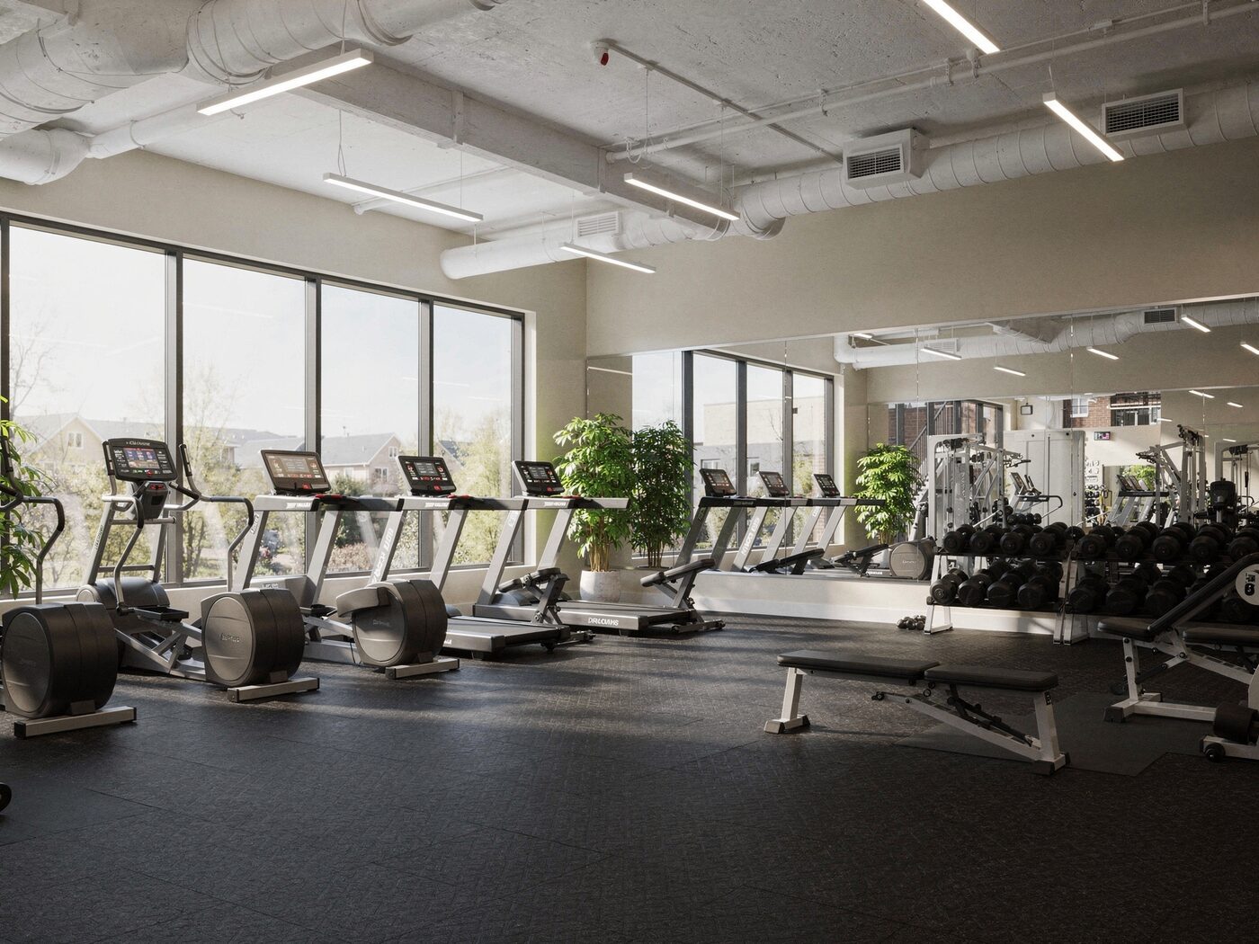 24-hour fitness center