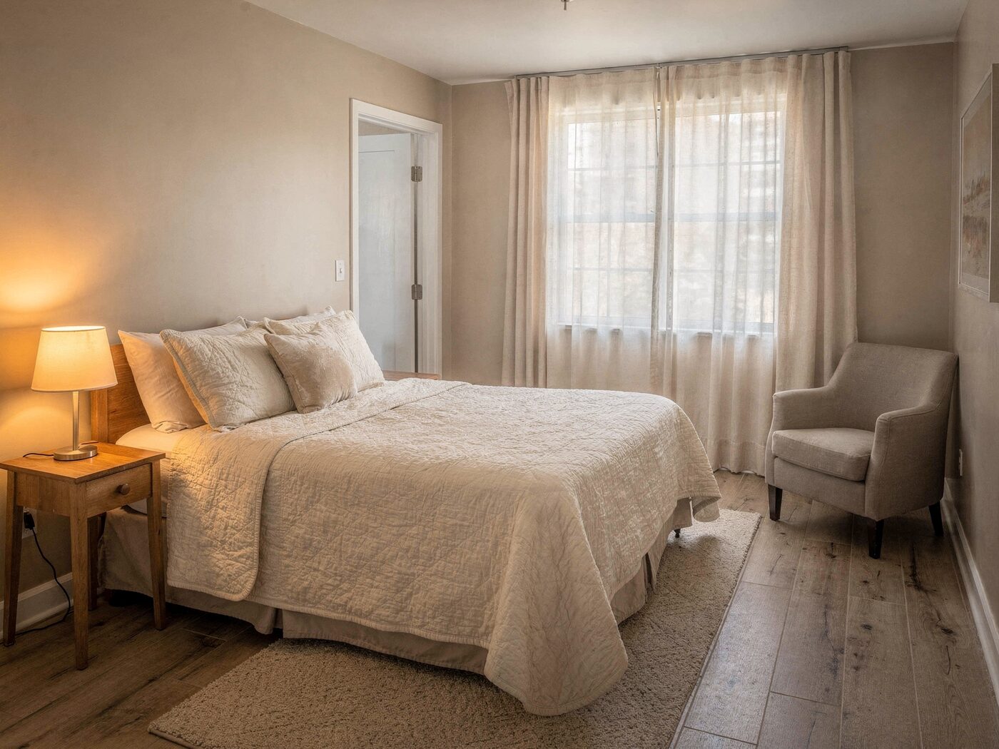 Bedroom at Oakhaven Senior Living